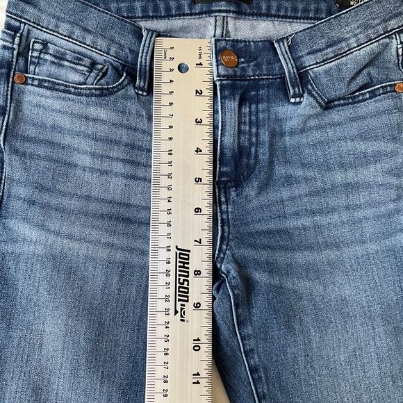 Buffalo by David Bitton Women MidRise Straight Stretch Waxed Jeans size W25,Blue - Picture 6 of 11